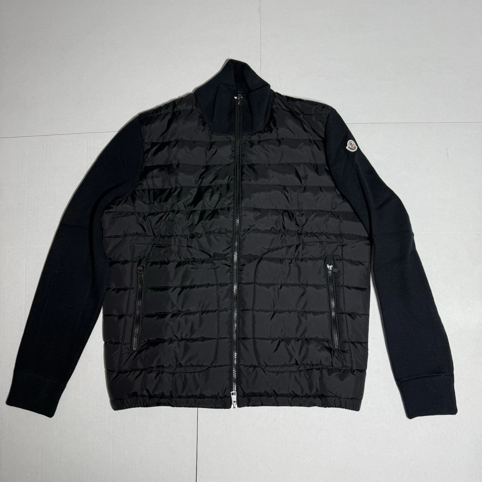 Moncler — Moncler Padded Zip-Up Cardigan Size XL