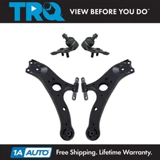 TRQ Front Suspension Lower Control Arm Ball Joint Driver Passenger Kit Set New