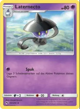 Laternecto / Pokémon Karte / Deutsch / Echo des Donners / Reverse Holo