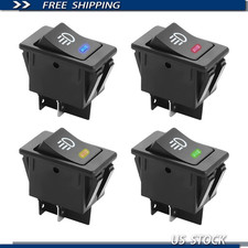 4pcs Universal 4 Pin 12v 35a Onoff Spst Fog Light Toggle Rocker Switch Led 4pcs Universal 4 Pin 12v 35a Onoff Spst Fog Light Toggle Rocker Switch Led