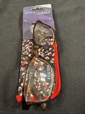 Foster Grant Magnivision BROWN 1.25 Reading Glasses With Case