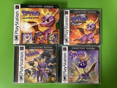 Spyro Collector's Edition - Sony PlayStation 1 PS1 All 3 Games Tested & Working
