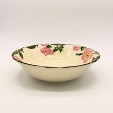 Vtg Franciscan Earthenware Desert Rose 9" Hand-Decorated Vegetable Serving Bowl