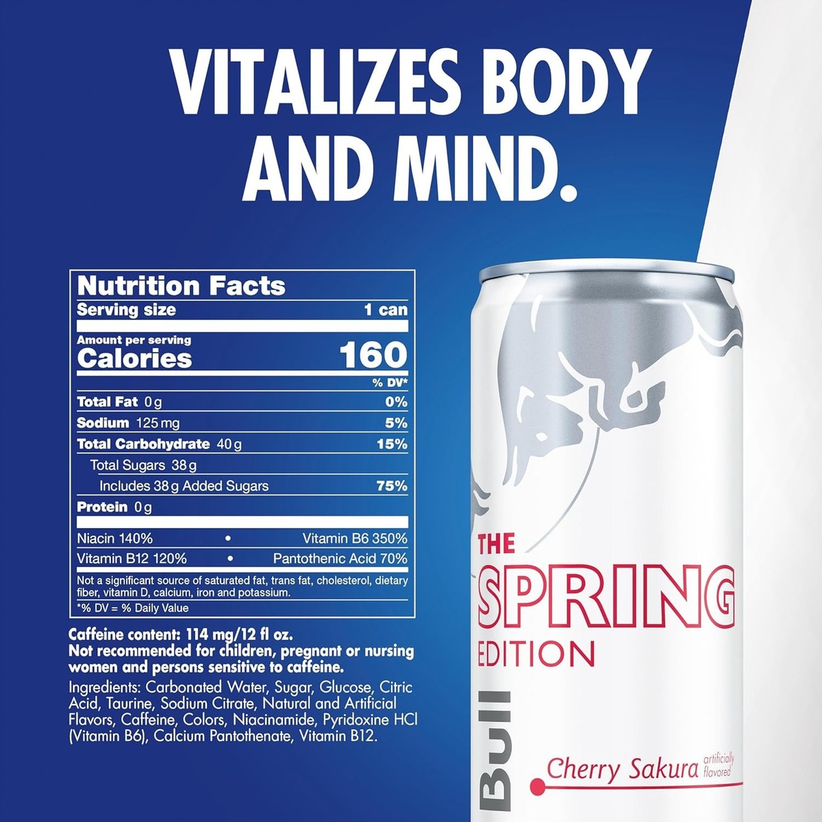 Red Bull 2026 Spring Edition Cherry Sakura – 8.4oz & 12oz – 4/6/12