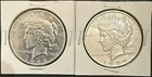 [Lot of 2] 1926-P & 1934-D Peace Dollar - 90% Silver US Coins AU