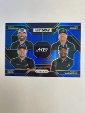 2024 Prizm LIV Golf 4 Aces Blue #56 Reed/Perez/Varner/Johnson US Open🏆  /99‼️