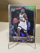 DARRYN PETERSON Kansas 2025 Bowman Chrome Basketball Card