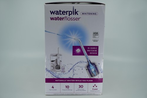 Waterpik Whitening Water Flosser Oral Irrigator 4 Tips 30 Tablets New Sealed Box - Picture 4 of 8