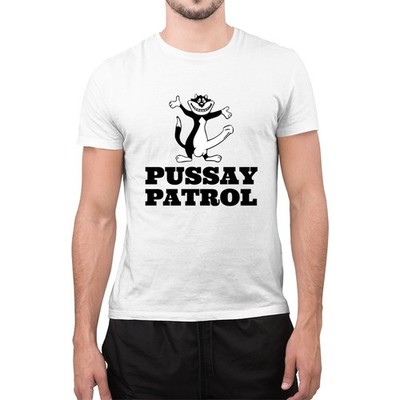 Stag Do Accessoires Pussay Patrol T-Shirt für Herren Neuheit T-Shirt