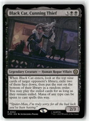 Black Cat, Cunning Thief MTG Spider-Man NM Regular