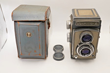  EXC 5 Yashica Yashica-A 6x6 TLR Film Camera Yashikor 80mm F3.5 Case From JAPAN