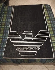Emporio Armani Eagle Blue Beach Towel Beach Towel
