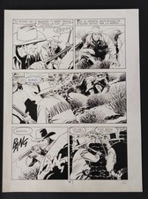 Tex. Tavola originale Civitelli. Tex n. 398 intrigo a Santa Fe