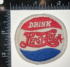 VINTAGE Drink Pepsi Cola Soda Soft Drink Ad Advertising Driver Patch