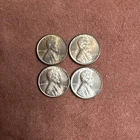 4 X 1950 D Lincoln Wheat Penny 1 Cent Mint GEM BU Uncirculated Old Bank Roll