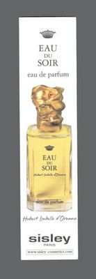  Advertising card - advertising card - Eau du Soir de Sisley No. 2 double sided