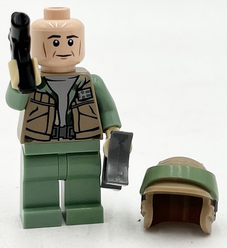 Lego Star Wars Endor Rebel Commando Dark Tan Vest SW0367 Minifigure - Picture 5 of 5