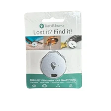 TrackR Bravo Item Tracker Black GPS Bluetooth Find Keys Phone Wallet NEW Sealed