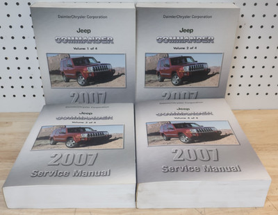 Jeep Commander 2008 Set OEM Shop Service Repair Manual Wiring Diagrams Engine AC