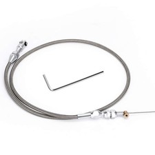 36" Stainless Steel Throttle Cable Kit Chevy LS1 5.3L LS Swap Cable Kit