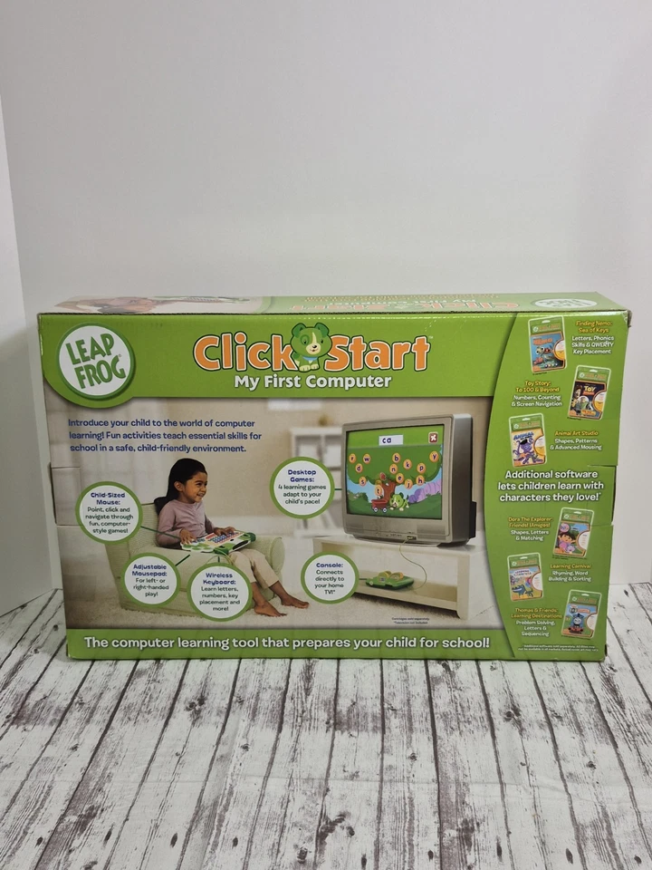 LeapFrog Clickstart My First Computer Wireless Keyboard New Sealed - Image 2 of 4