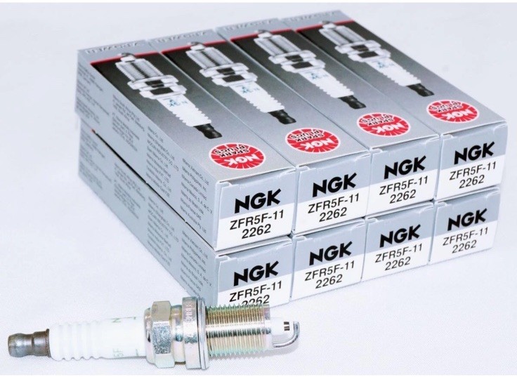 8 Pack Genuine NGK 2262 V-Power Spark Plugs ZFR5F11 for Chrysler Dodge and Jeep