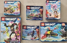 Lego Dreamzzz Lot - 6 New Sealed Sets Nightmare & Dream Play Pack Set
