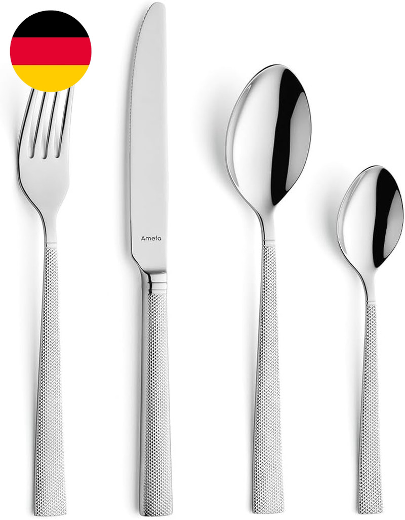 Amefa JEWEL Besteck Set 8 Personen | 32-Teilig | Edelstahl 18/10 | Rostfrei & Po