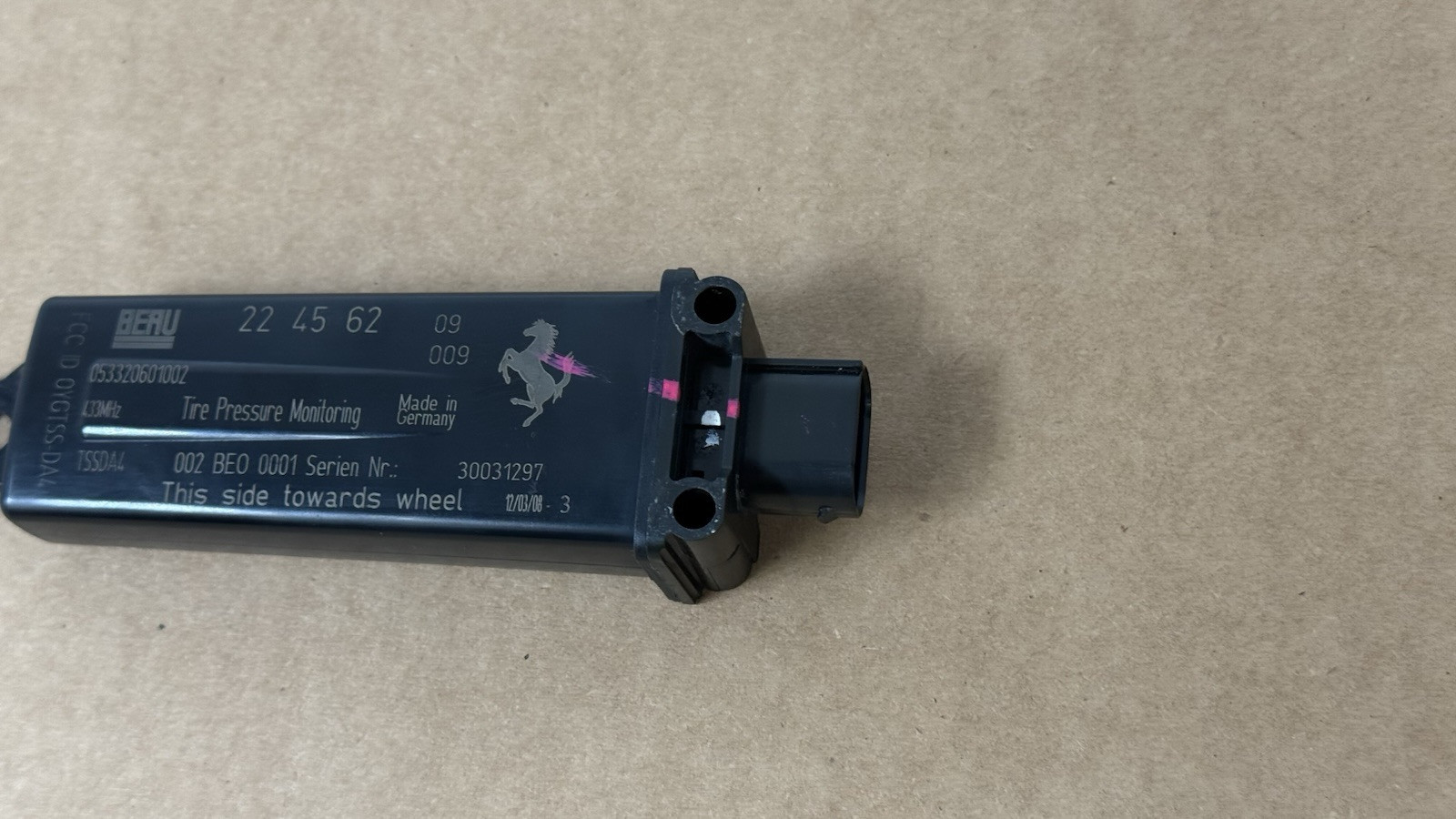 Maserati Quattroporte M139 Tire Pressure Monitor Sensor 224562 TPMS OEM 05-13