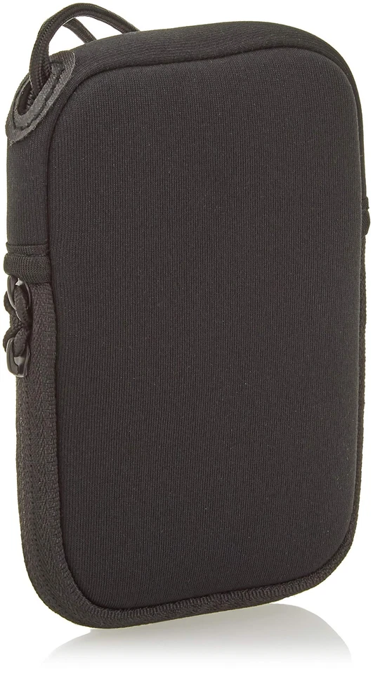 Estuche blando para cámara digital Elecom con correa para el cuello de neopreno talla S negro Foto 2 de 4