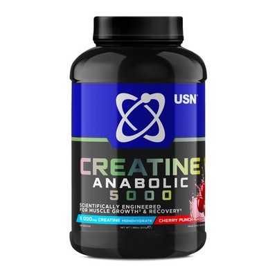 USN Creatine Anabolic 5000 - All-in-One 900 g (1er Pack), Cherry Punch 