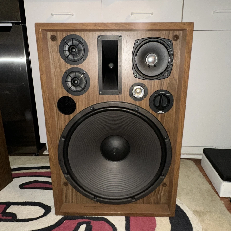 Sistema de altavoces Kenwood KL-777D de colección 5 vías 6 hecho en Japón probado ¡funciona muy bien! Foto 2 de 4