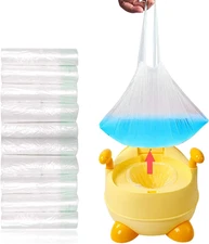 100 Pack Portable Universal Potty Chair Liners 42 X 24 Cm for Kids Adults Pets