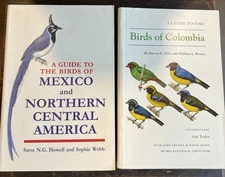 Lot of 2 Bird Guides (Mexico & Central America), Very Good condition