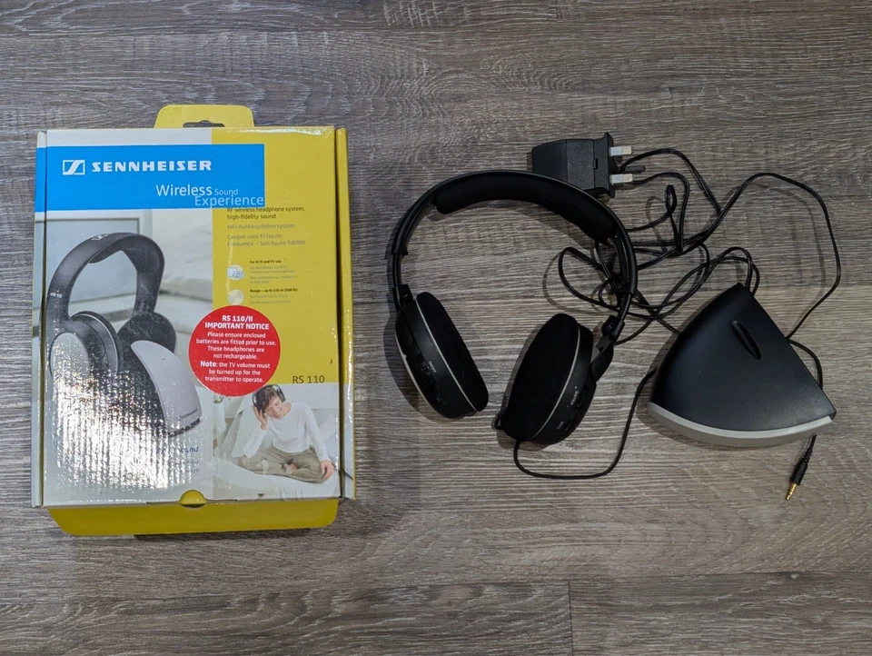 Sennheiser RS 110 RF Stereo Wireless Headphone System (9917), photo 1 of 5