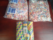 Ensemble De Confettis Et Sepentins