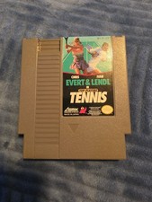 Top Players Tennis - Nintendo NES - Chris Evert Ivan Lendl - Cartridge 