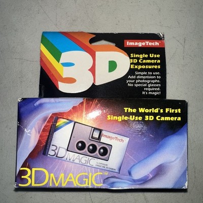 Imagetech 3D Magic Point and Shoot Disposable 3D Camera - Brand New Sealed