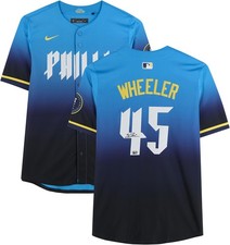 Zack Wheeler Philadelphia Phillies Signed Light Blue City Connect Limited Jersey