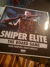 Sniper Elite Board Game Plus Eagles Nest Expansion.Never Played.Rebellion Games
