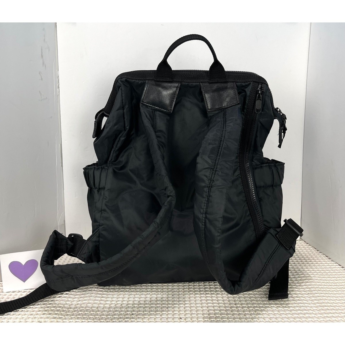 Artisan & Artist‎ Black Nylon Backpack Lightweight Travel Bag ACAM-620D Gearbox Backpack main image 3