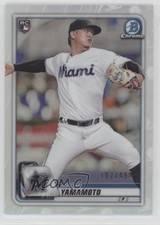 2020 Bowman Chrome Refractor 102/499 Jordan Yamamoto #24 6pf