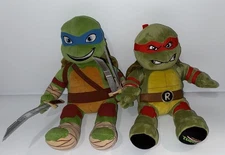 Build A Bear BaB Workshop TMNT Teenage Mutant Ninja Turtles Leonardo Raphael +