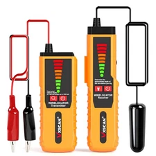 F04 Underground Wire Locator Tracer Tone Generator Kit and Probe with Earphon...