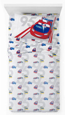 Disney Pixar Cars "The Race Is On" Kids Microfiber Sheet Set-W182802520442