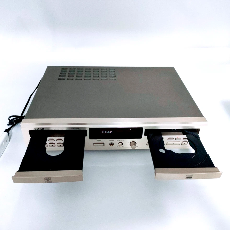 Denon CDR-W1500 Dual Deck CD Recorder 5081506116 With Transformer In-stock - Image 3 of 4