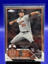 2023 Topps Update Grayson Rodriguez #US35 Silver Pattern Foilboard Orioles