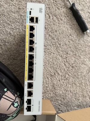 Cisco Catalyst C1200-8T-E-2G Manageable Gigabit Ethernet Switch, 10 Ports