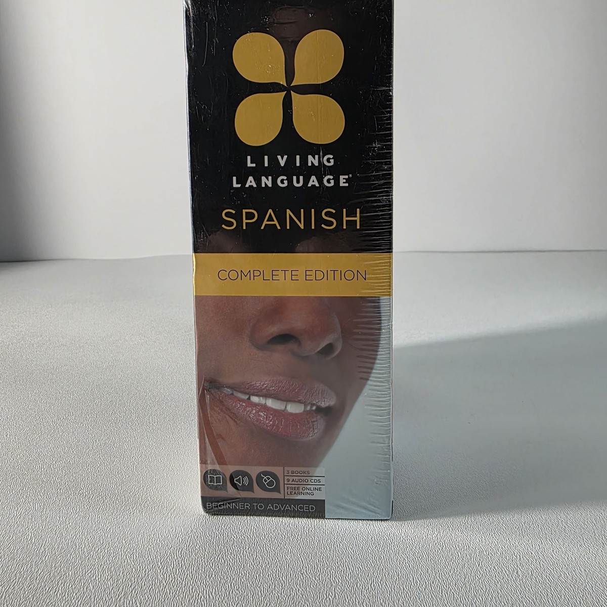 Living Language Spanish Complete Edition (Books, CDs, Online) New