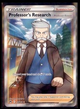 Pokemon Professor's Research Professor Rowan Full Art 150/159 Crown Zenith